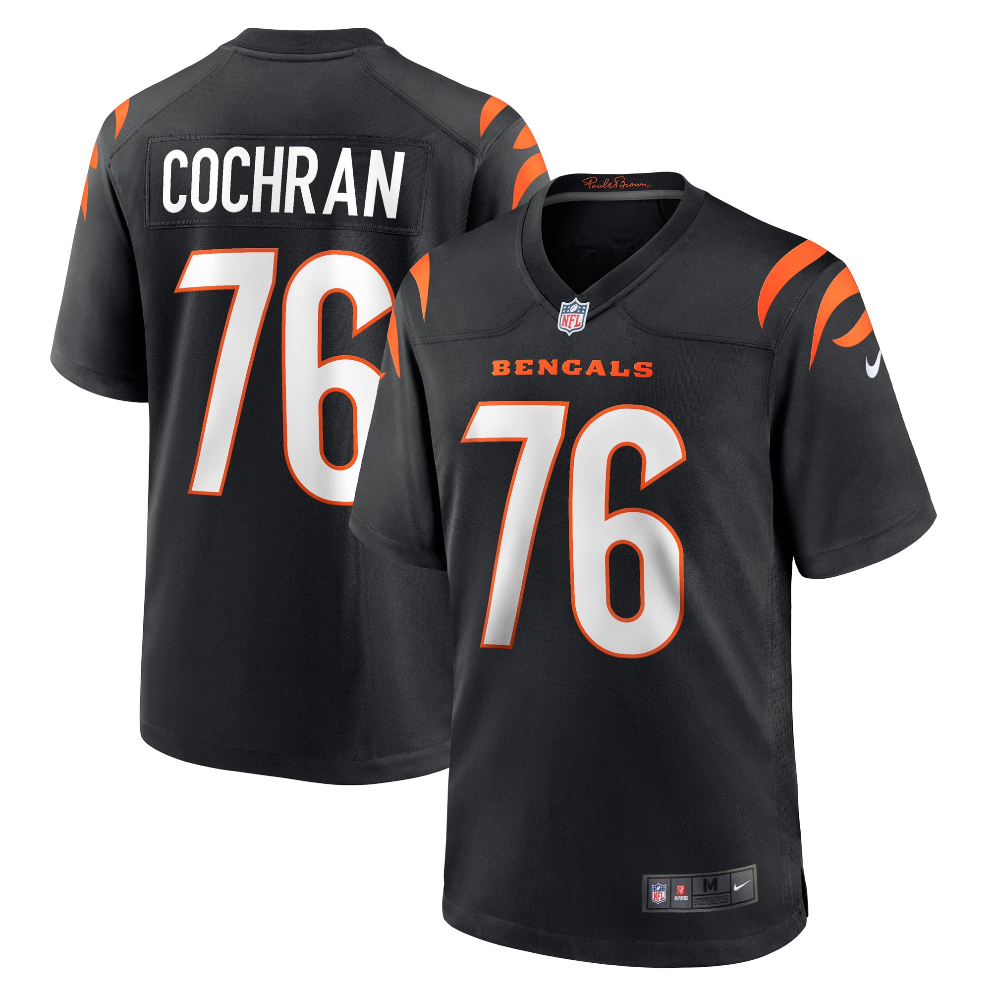 devin cochran cincinnati bengals nike game player jersey black 5050 xab4t.jpg