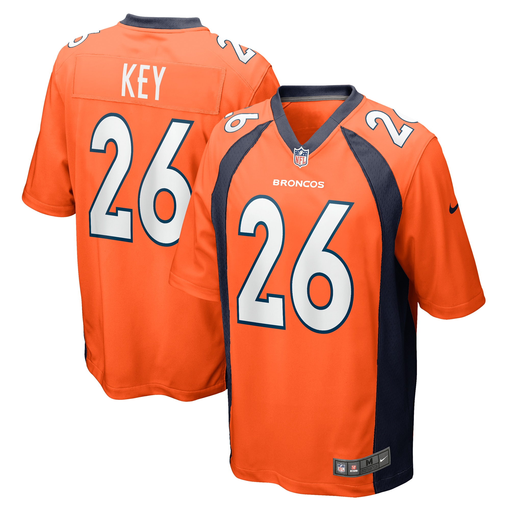 devon key denver broncos nike team game jersey orange 7391 vc9et.jpg