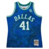 dirk nowitzki dallas mavericks mitchell 26amp ness 1998 2019 hardwood classics asian heritage 6.0 swingman throwback player jersey blue 3150 46oev.jpg