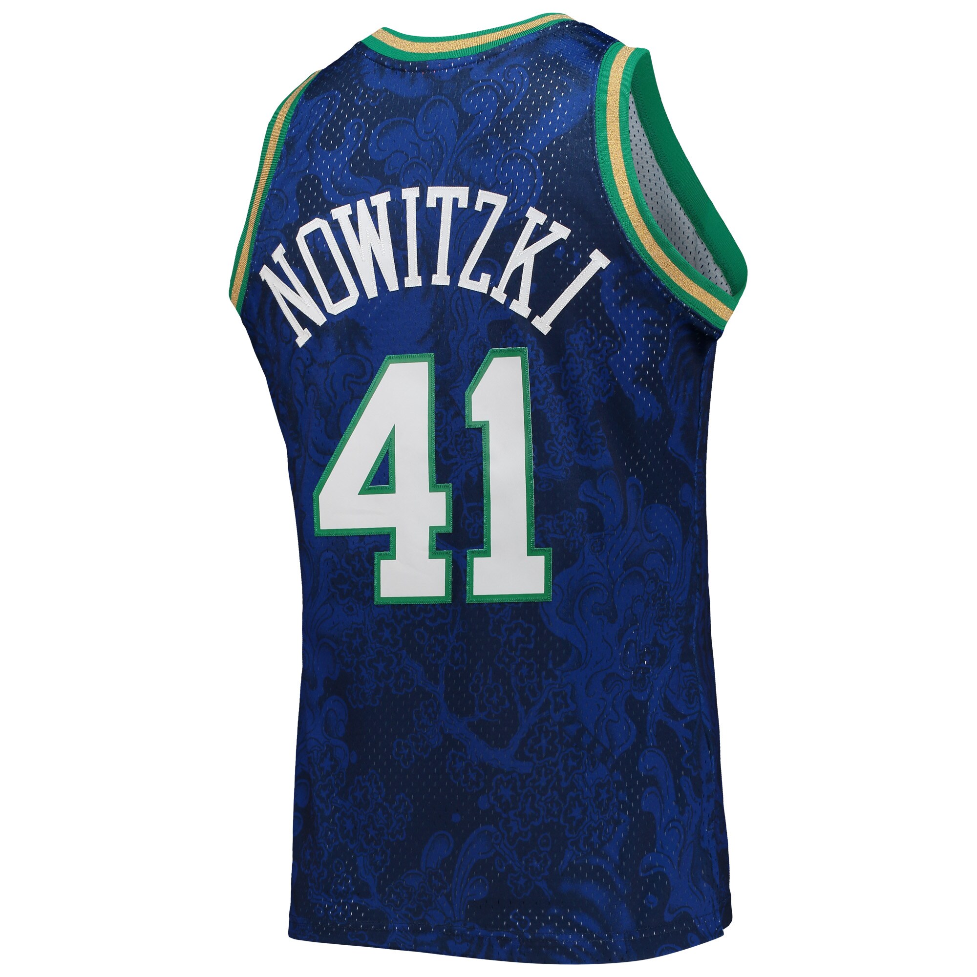 dirk nowitzki dallas mavericks mitchell 26amp ness hardwood classics 199899 lunar new year swingman jersey blue 1510 qg3mi.jpg