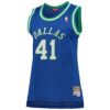 dirk nowitzki dallas mavericks mitchell 26amp ness womens hardwood classics swingman jersey blue 6417 prfrt.jpg