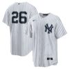 dj lemahieu new york yankees nike home replica player name jersey white 6957 nyk00.jpg