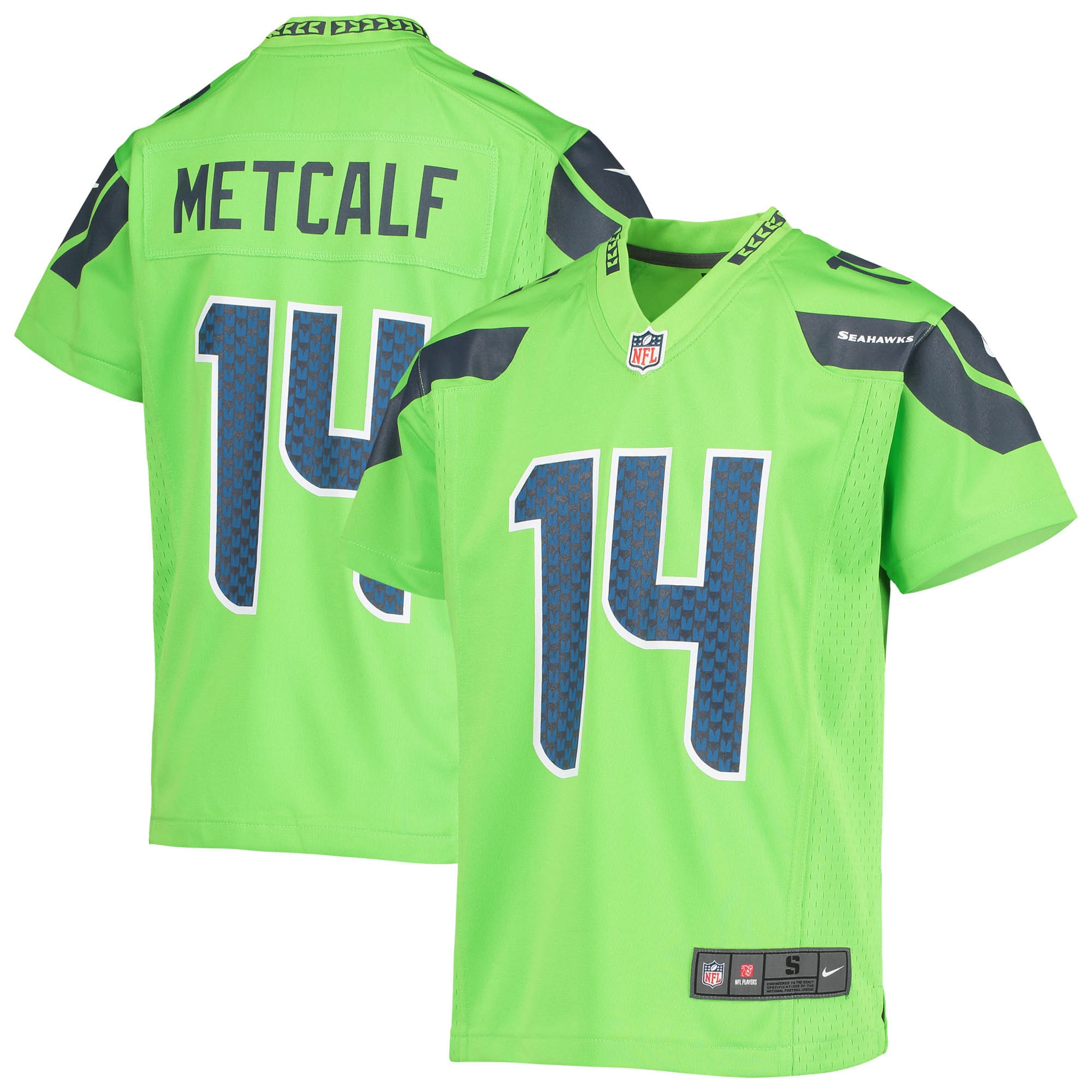 dk metcalf seattle seahawks nike youth game jersey neon green 9760 ksh3c.jpg