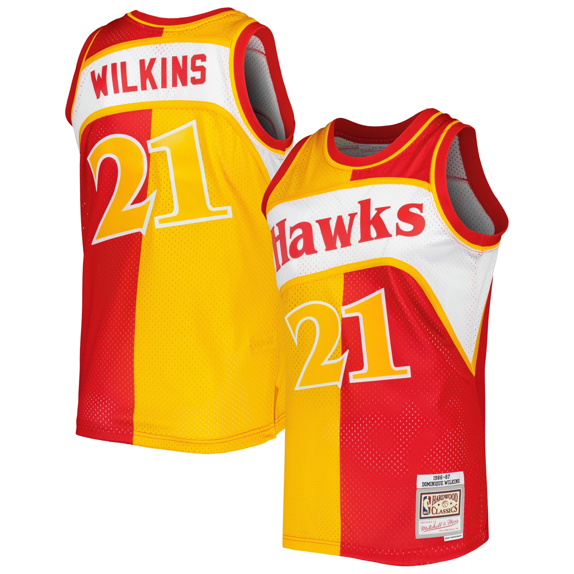 dominique wilkins atlanta hawks mitchell 26amp ness hardwood classics 198687 split swingman jersey yellowred 3972 tvxvo.jpg