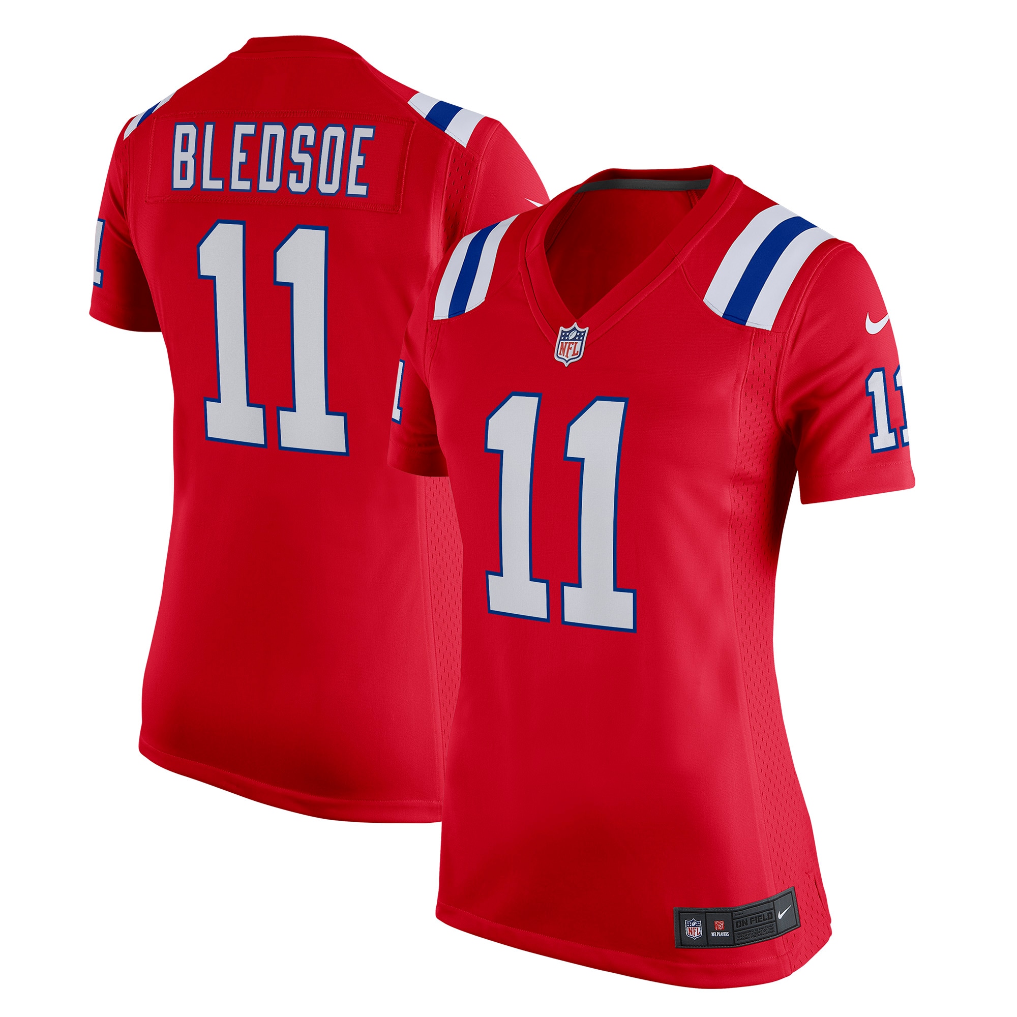 drew bledsoe new england patriots nike womens retired game jersey red 1412 xji0x.jpg
