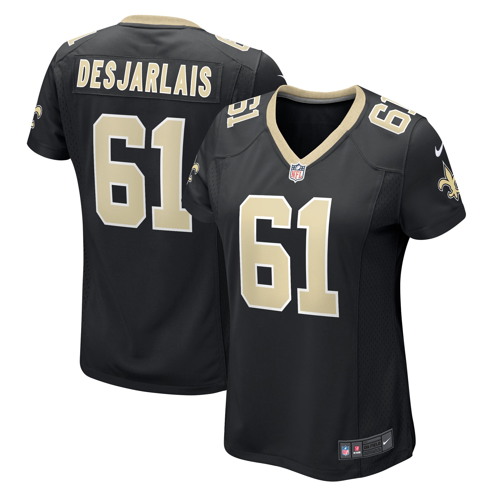 drew desjarlais new orleans saints nike womens game player jersey black 5680 xn5ai.jpg