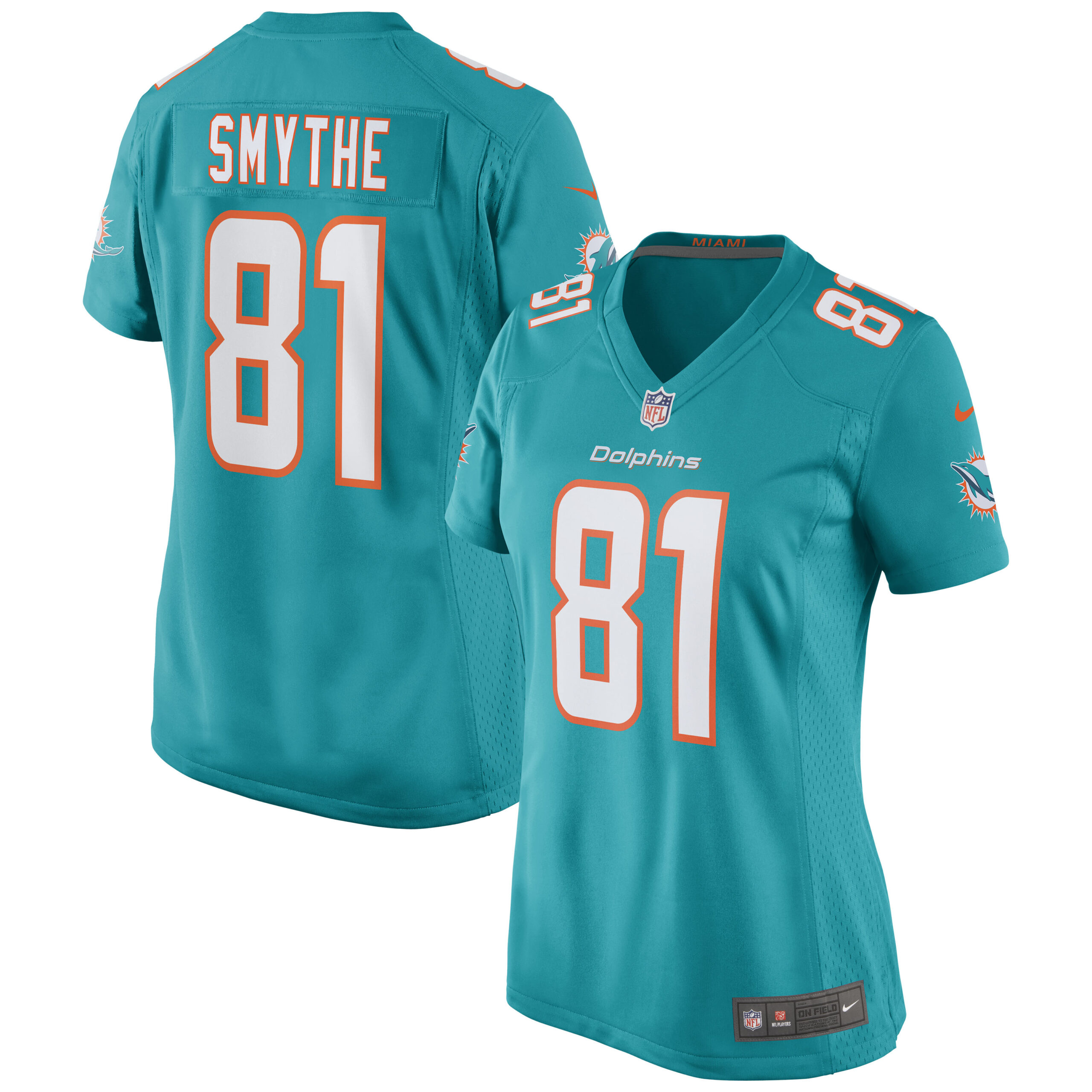 durham smythe miami dolphins nike womens game jersey aqua 2749 vz3mz.jpg
