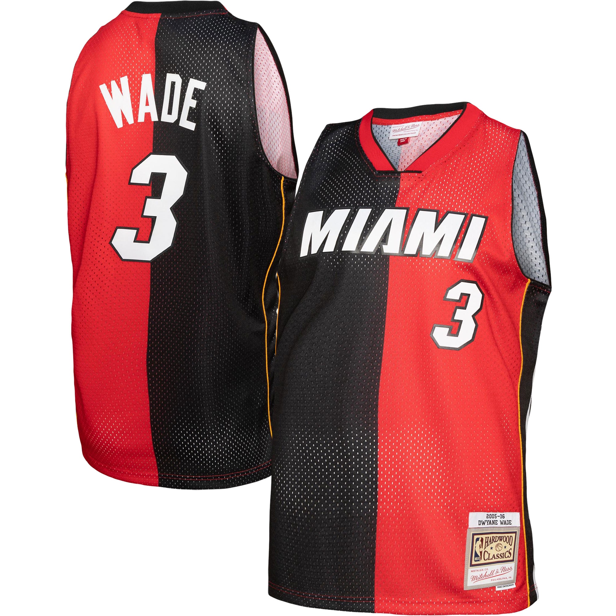 dwyane wade miami heat mitchell 26amp ness hardwood classics 200506 split swingman jersey blackred 8237 dulbf.jpg