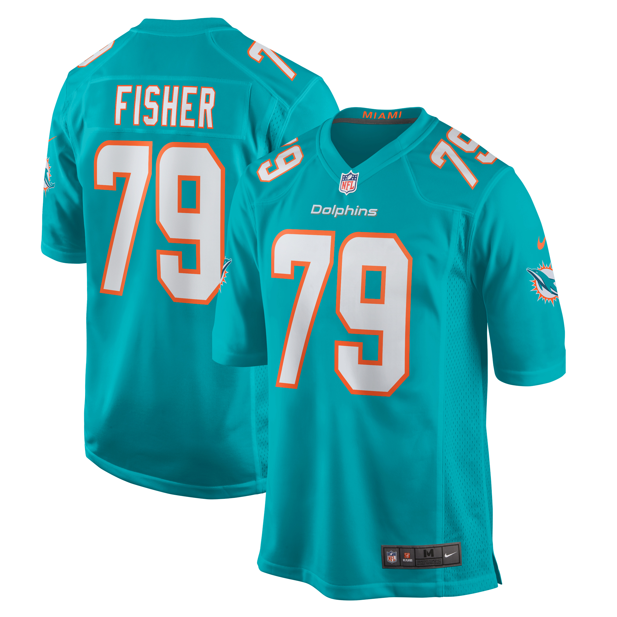 eric fisher miami dolphins nike home game player jersey aqua 8434 5m1i4.jpg
