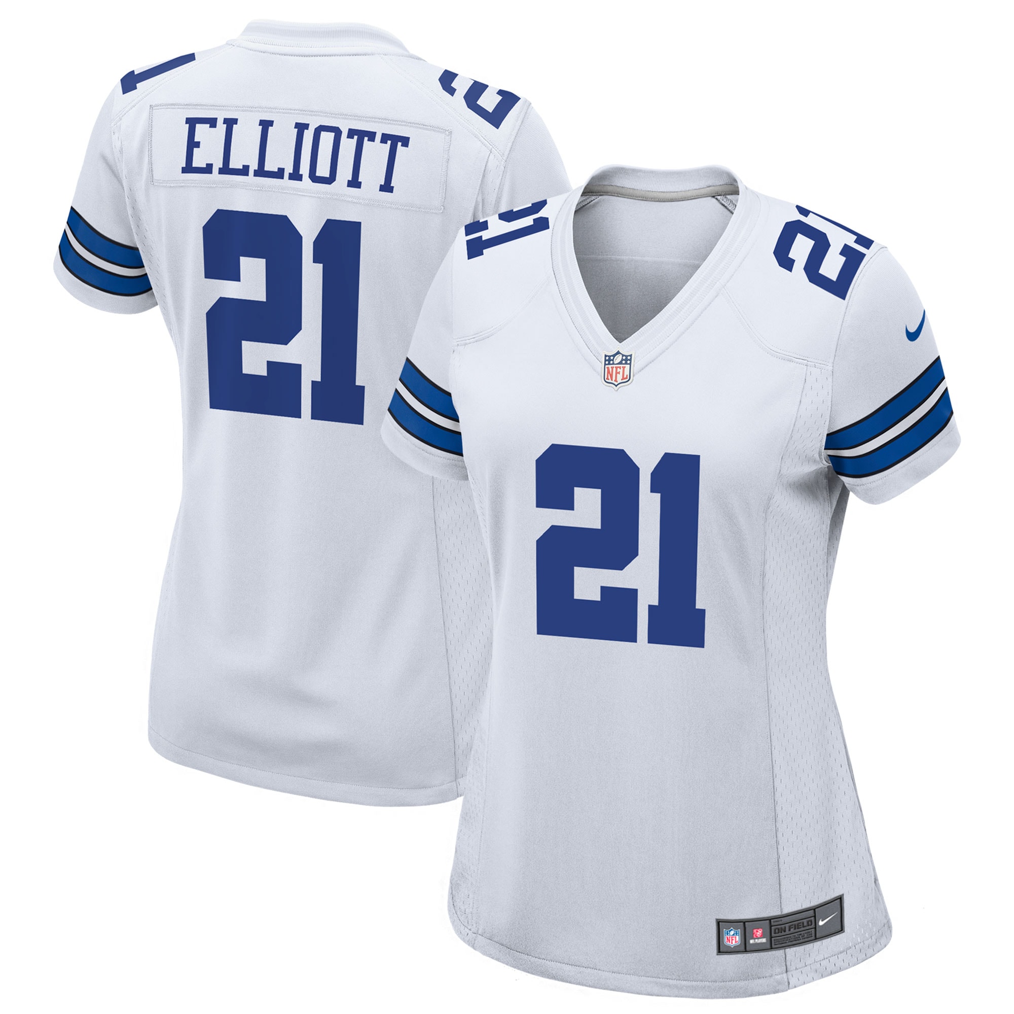ezekiel elliott dallas cowboys nike womens team game jersey white 1351 8tsl7.jpg
