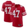 ezekiel turner san francisco 49ers nike team game jersey scarlet 5090 69jf9.jpg