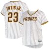 fernando tatis jr. san diego padres womens plus size replica player jersey whitebrown 2137 a5gbf.jpg