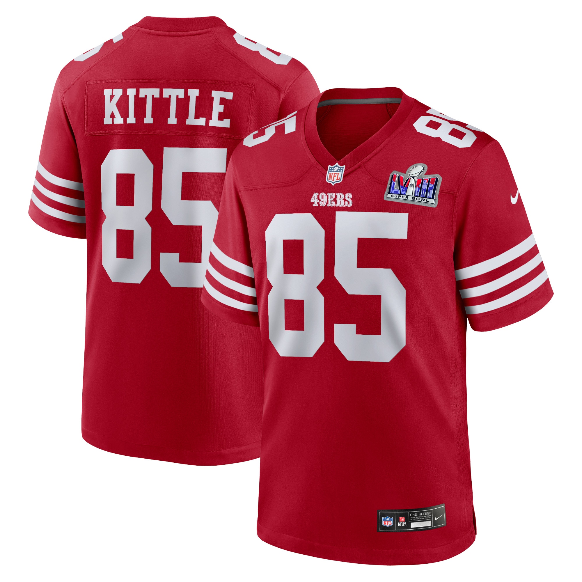 george kittle san francisco 49ers nike super bowl lviii game jersey scarlet 2190 1amrv.jpg