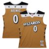 gilbert arenas washington wizards mitchell 26amp ness 200607 hardwood classics swingman jersey gold 5524 djptq.jpg