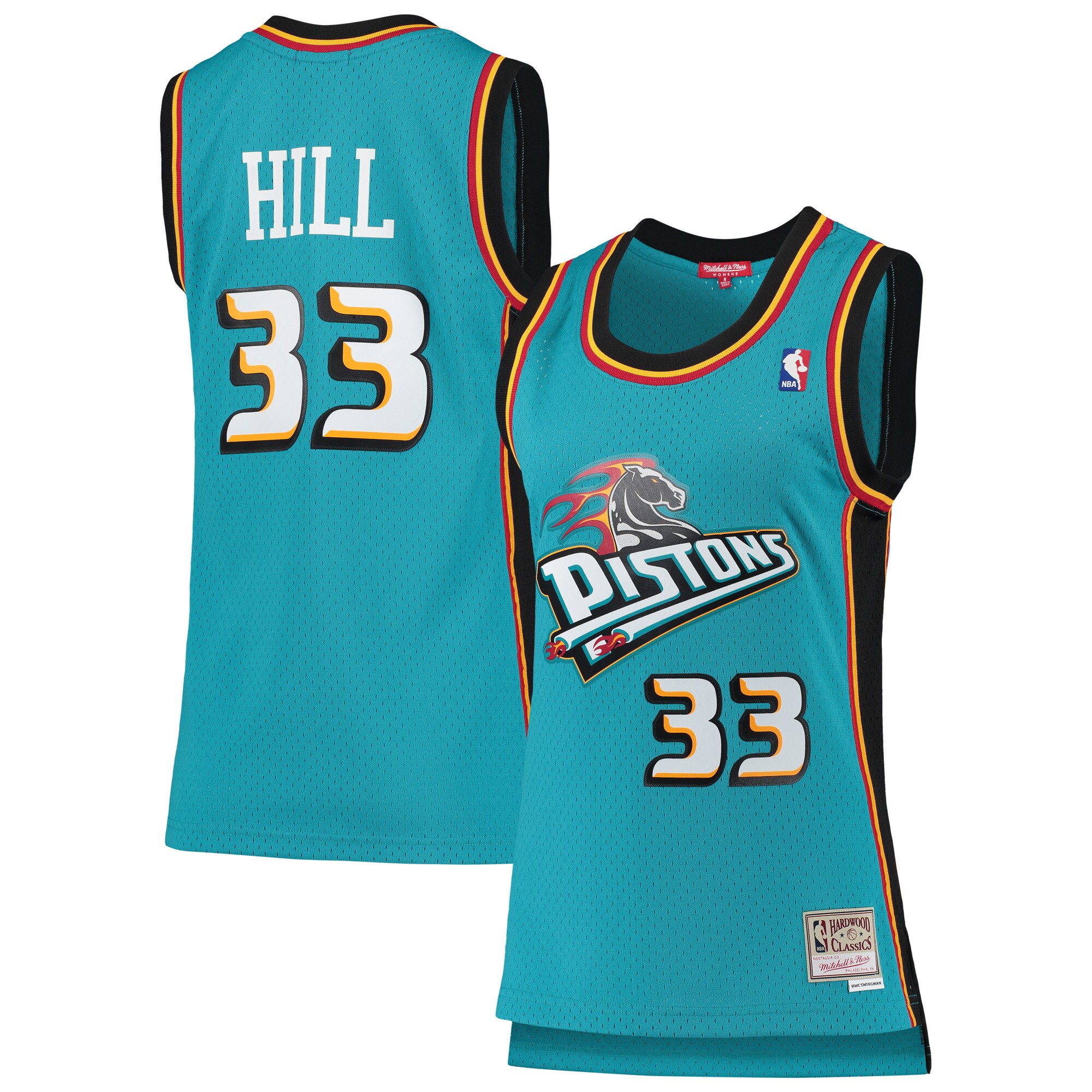 grant hill detroit pistons mitchell 26amp ness womens 199899 hardwood classics swingman jersey teal 1792 s68ys.jpg