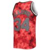 hakeem olajuwon houston rockets mitchell 26amp ness 199394 galaxy swingman jersey red 5711 uka1s.jpg