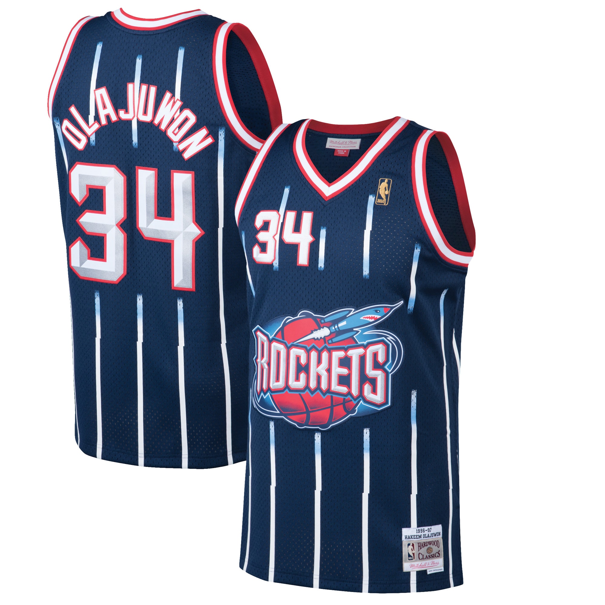 hakeem olajuwon houston rockets mitchell 26amp ness 199697 hardwood classics swingman jersey navy 3922 sagyg.jpg