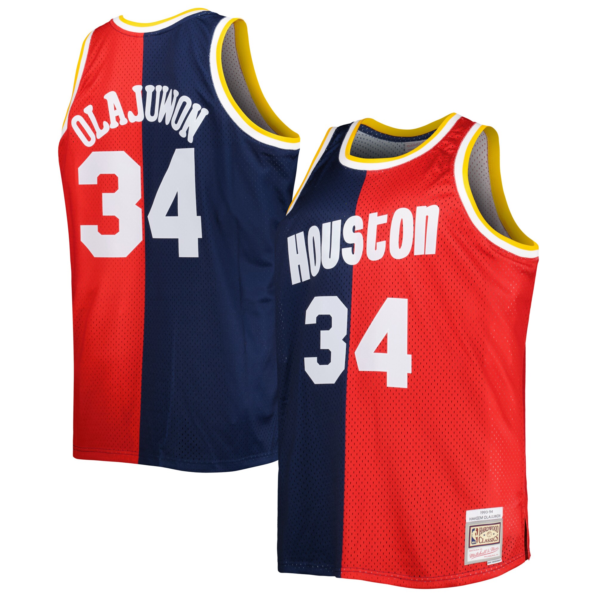 hakeem olajuwon houston rockets mitchell 26amp ness big 26amp tall hardwood classics 199394 split swingman jersey navyred 7743 gnugl.jpg