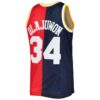 hakeem olajuwon houston rockets mitchell 26amp ness hardwood classics 199394 split swingman jersey navyred 3940 bxesu.jpg