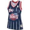 hakeem olajuwon houston rockets mitchell 26amp ness womens hardwood classics swingman jersey navy 8126 jnhz5.jpg