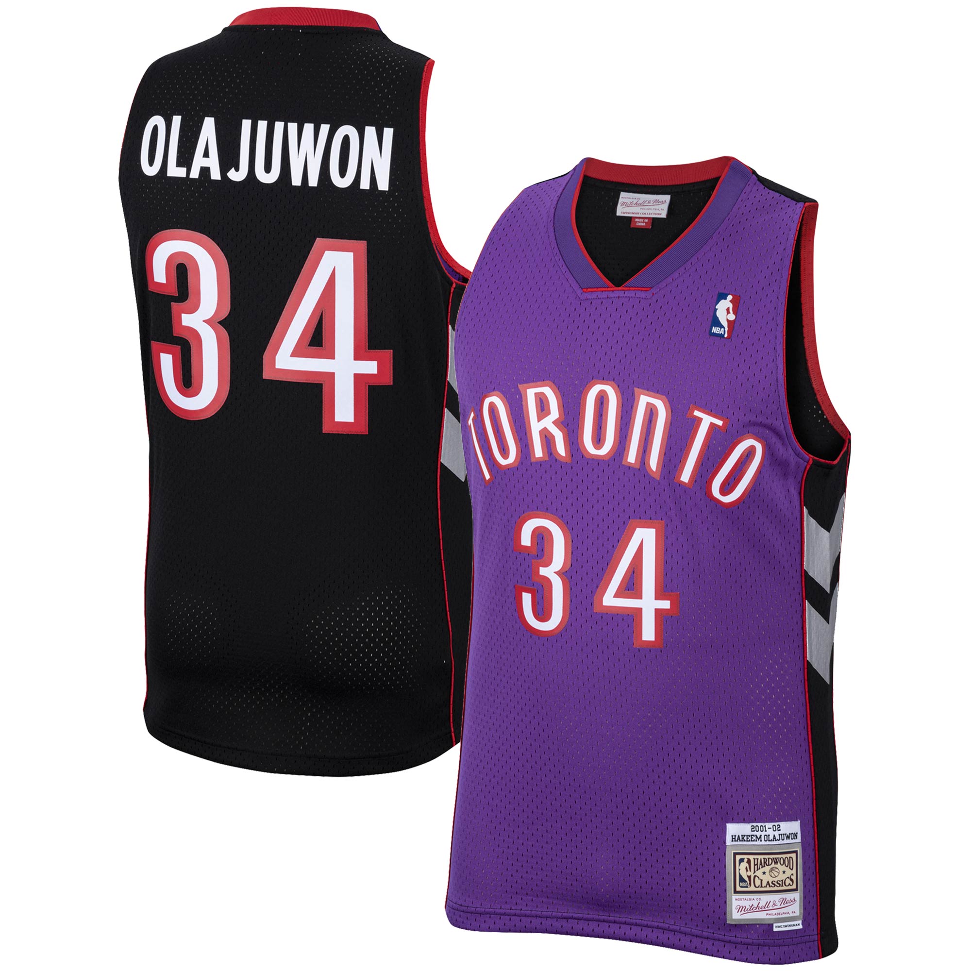 hakeem olajuwon toronto raptors mitchell 26amp ness 200102 hardwood classics swingman jersey purple 8813 w8po8.jpg