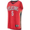herbert jones new orleans pelicans fanatics fast break replica player jersey statement edition red 5255 73g0u.jpg