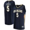 herbert jones new orleans pelicans fanatics youth fast break replica jersey icon edition navy 3973 2ji62.jpg