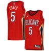 herbert jones new orleans pelicans jordan brand unisex swingman jersey statement edition red 3388 wis9j.jpg