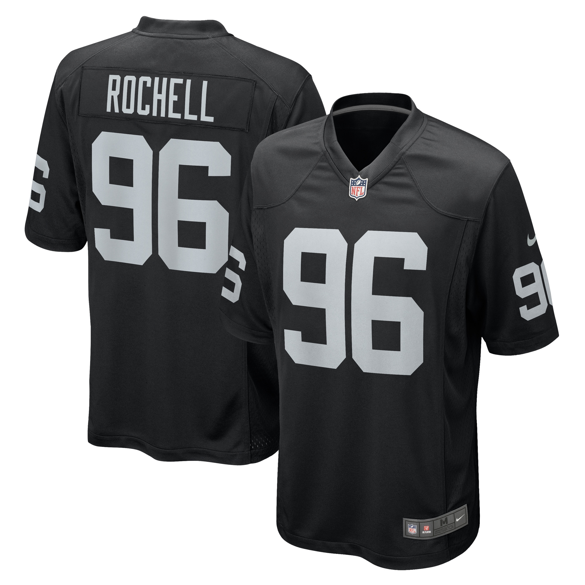isaac rochell las vegas raiders nike team game jersey black 6691 ve3vg.jpg