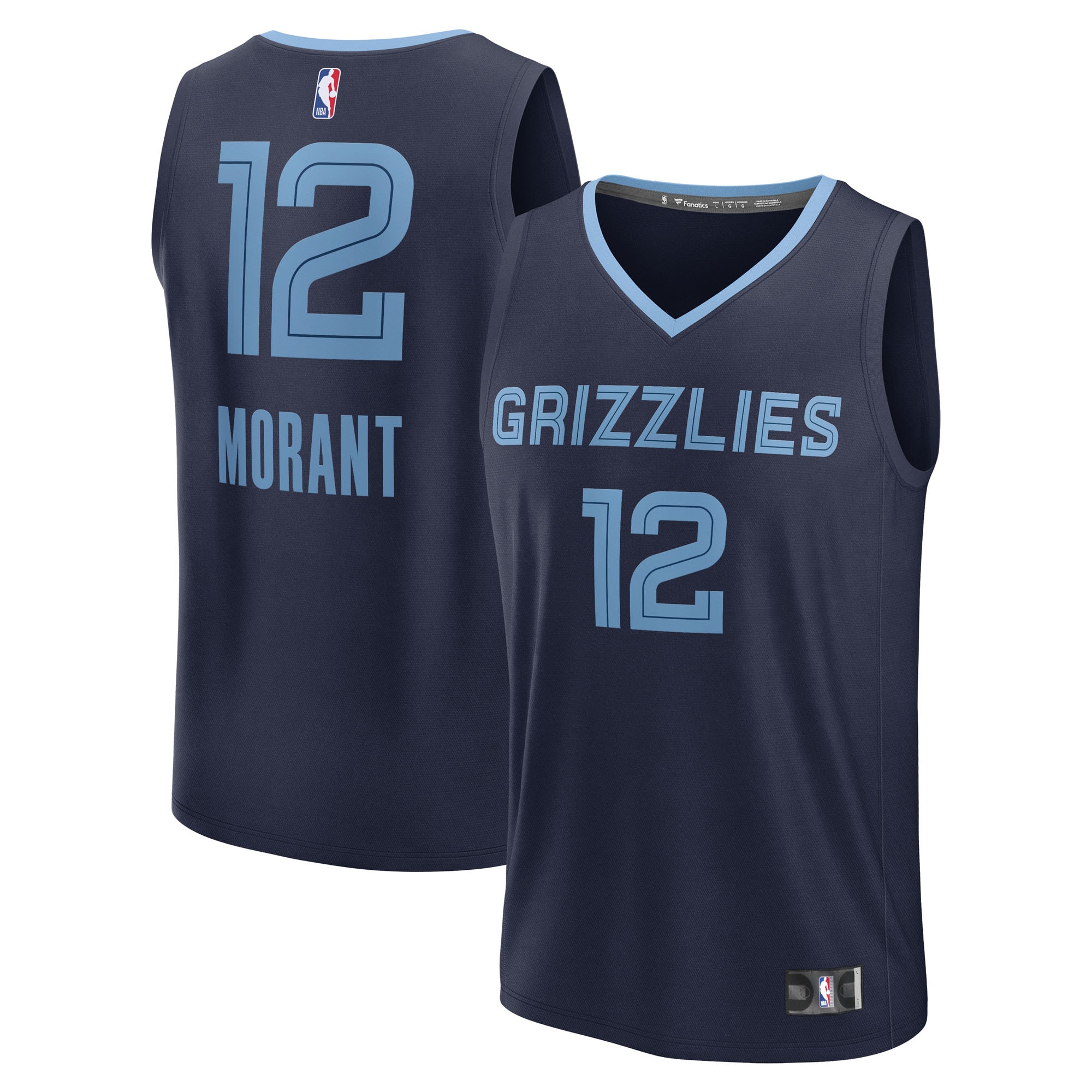 ja morant memphis grizzlies fanatics youth fast break replica player jersey icon edition navy 1509 rzqsb.jpg