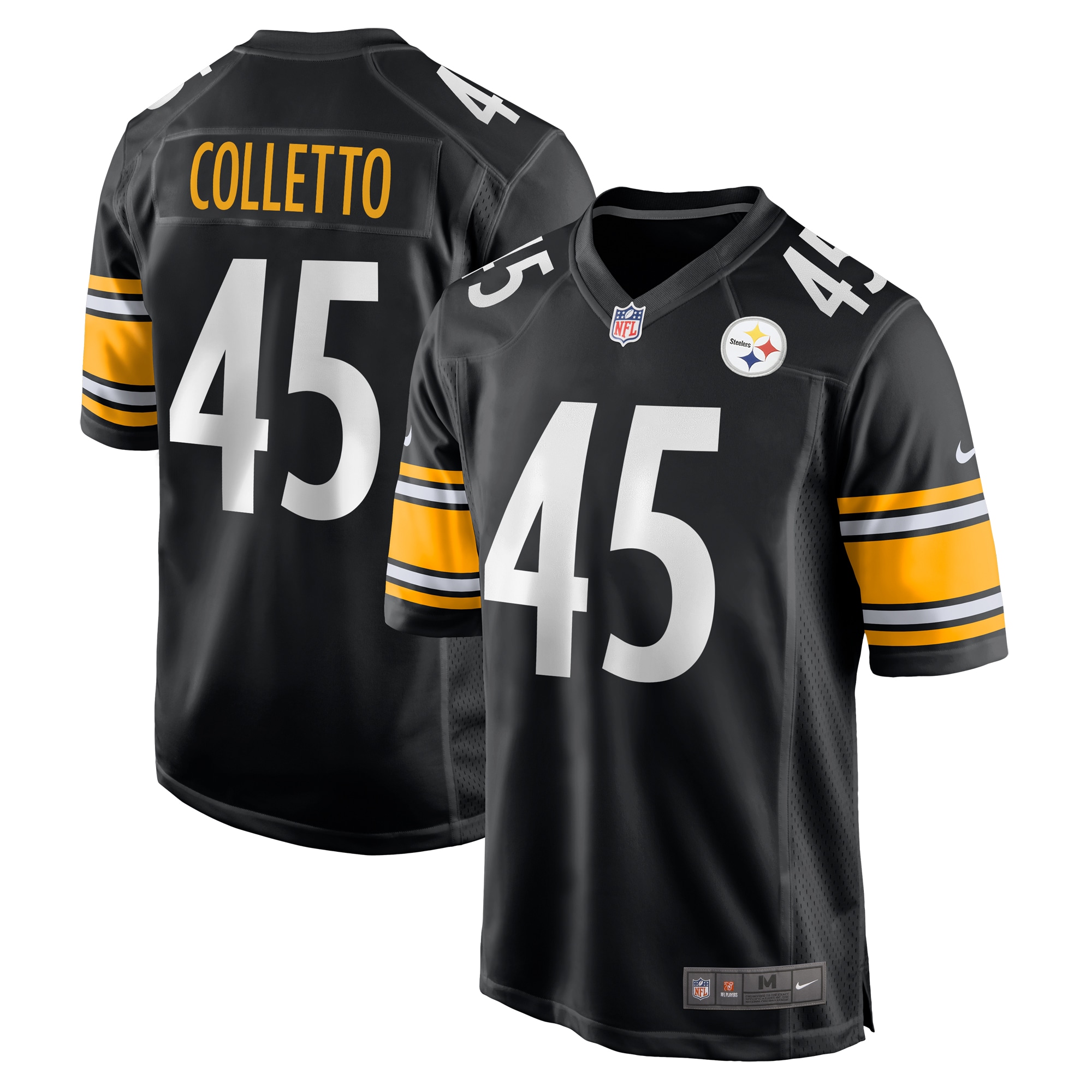 jack colletto pittsburgh steelers nike game jersey black 5056 v149c.jpg