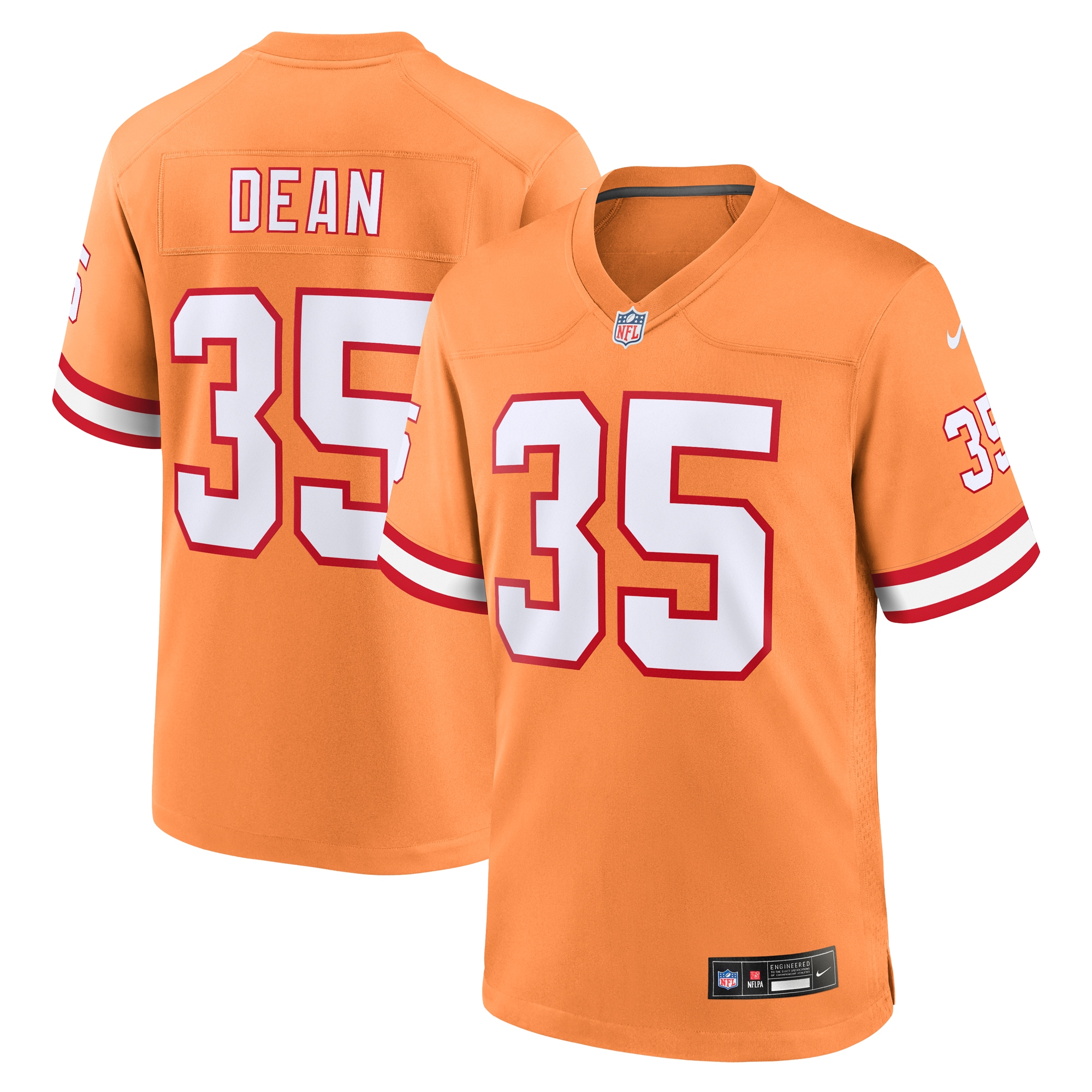 jamel dean tampa bay buccaneers nike throwback game jersey orange 2279 jqa7u.jpg
