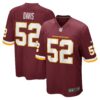 jamin davis washington football team nike 2021 nfl draft first round pick game jersey burgundy 3545 jj4d7.jpg