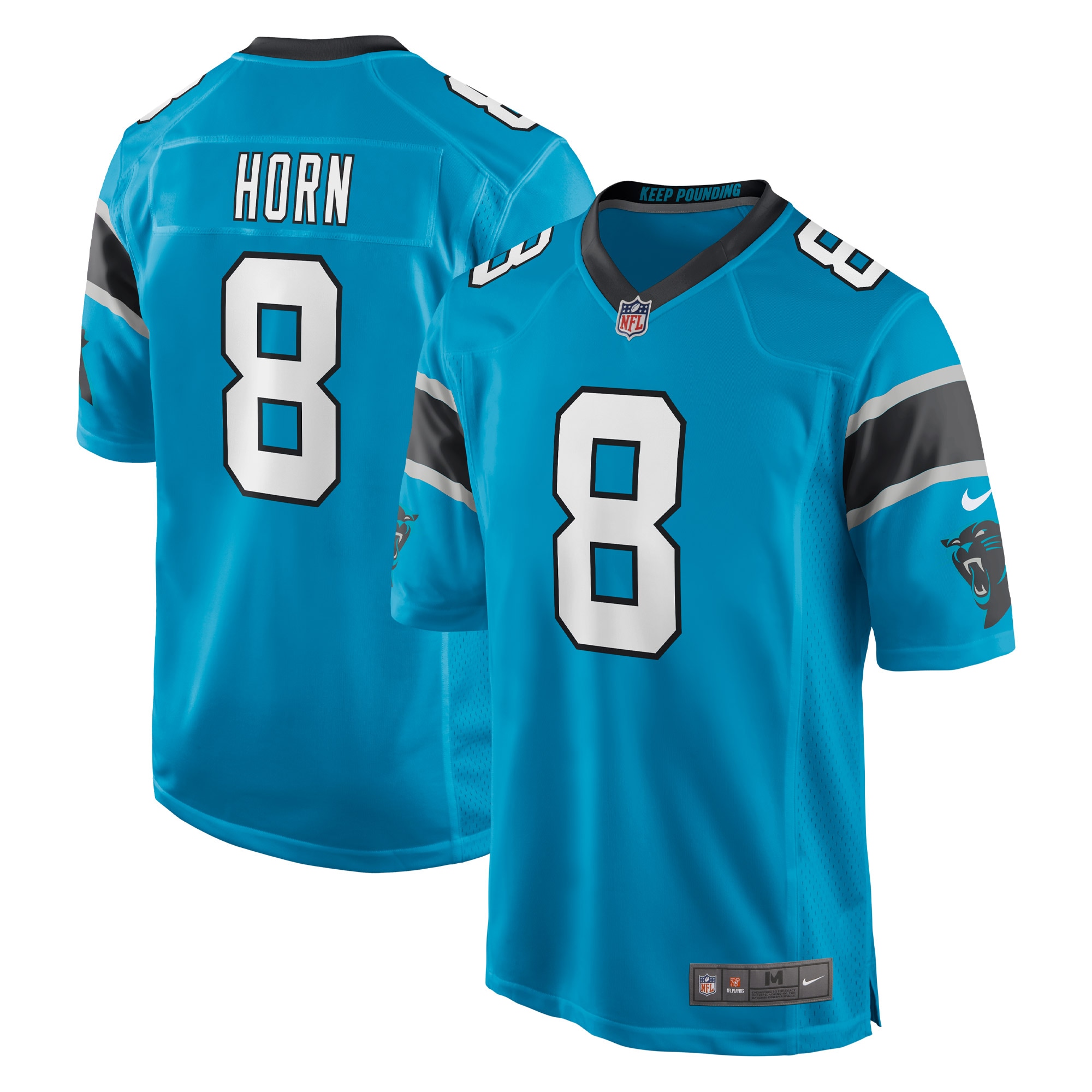 jaycee horn carolina panthers nike game jersey blue 6386 whuij.jpg