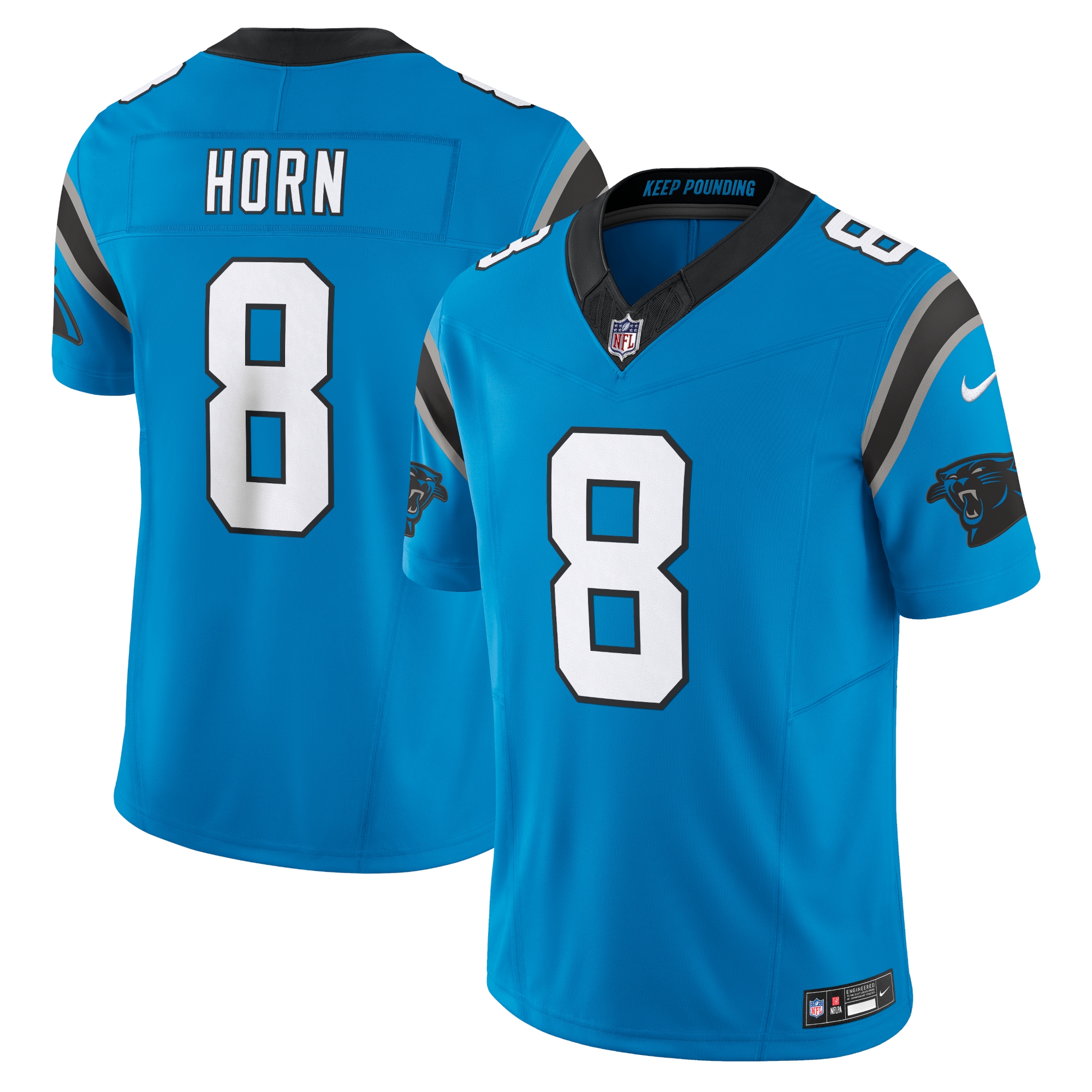jaycee horn carolina panthers nike vapor f.u.s.e. limited jersey blue 2215 plhxv.jpg