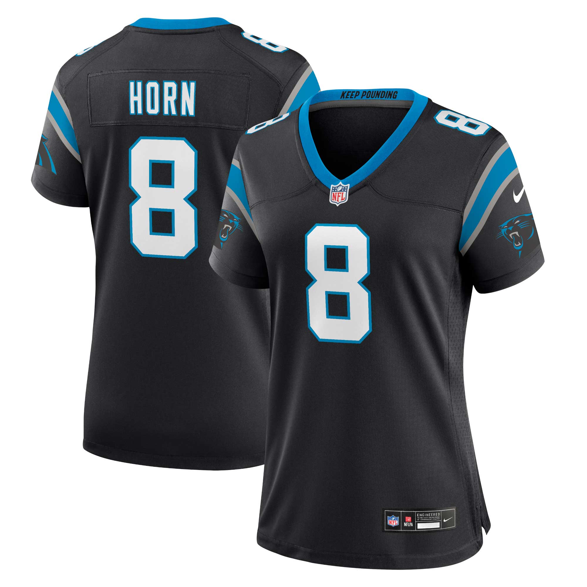 jaycee horn carolina panthers nike womens player jersey black 5417 fd84w.jpg