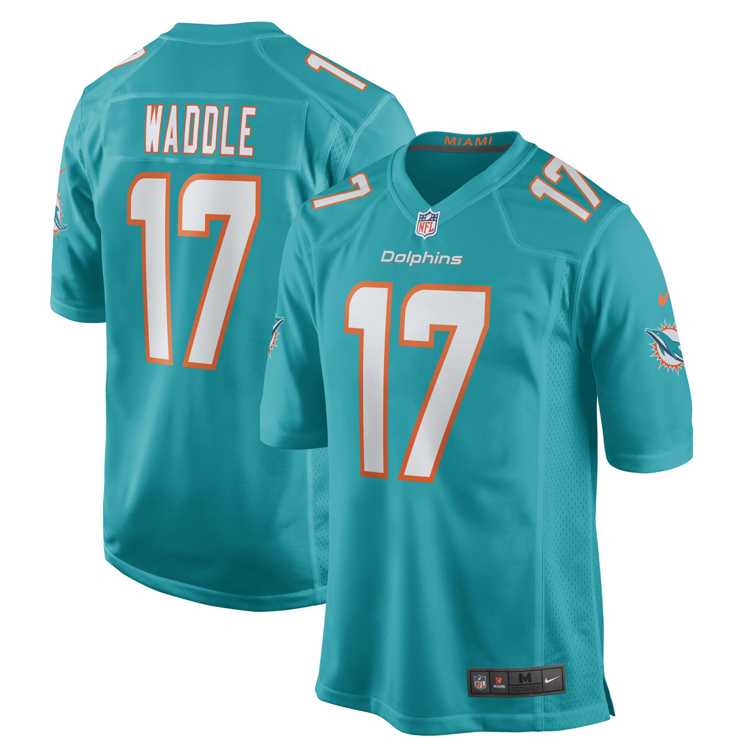 jaylen waddle miami dolphins nike game player jersey aqua 2353 09bjh.jpg