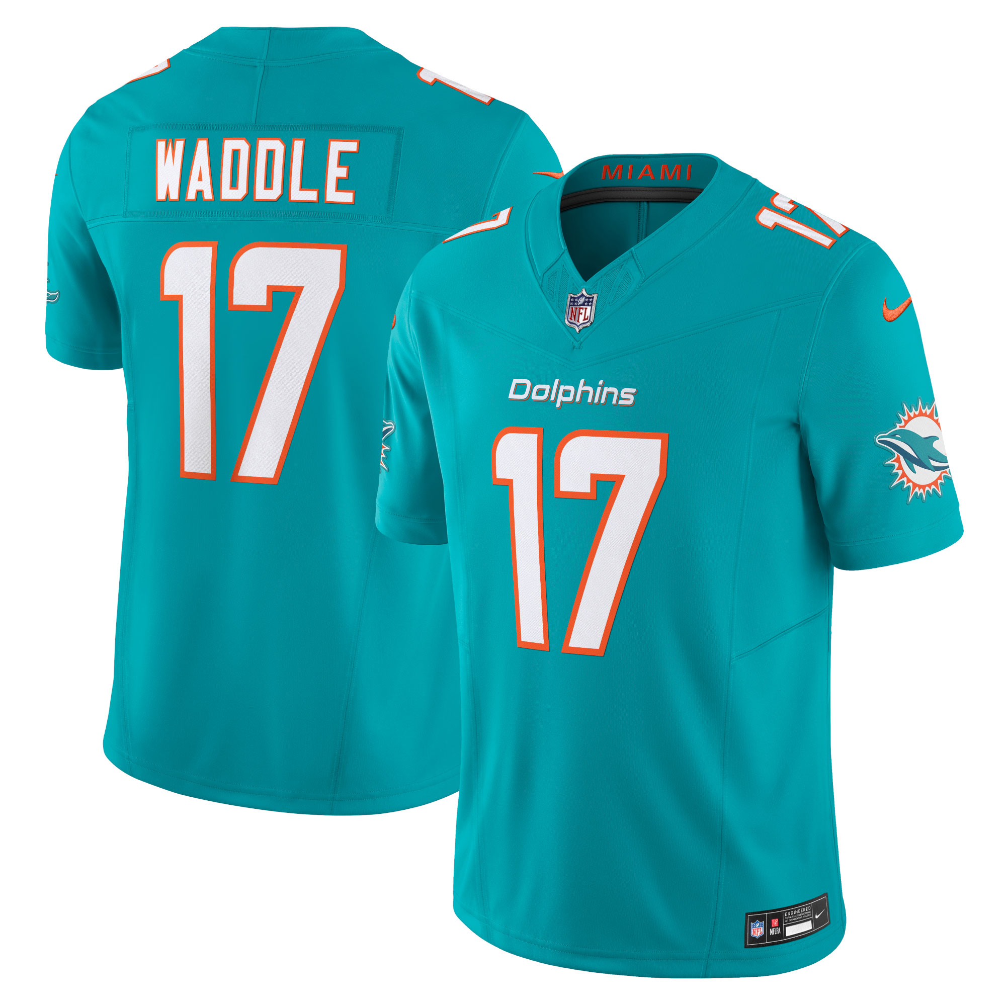 jaylen waddle miami dolphins nike vapor f.u.s.e. limited jersey aqua 5567 2lg7d.jpg