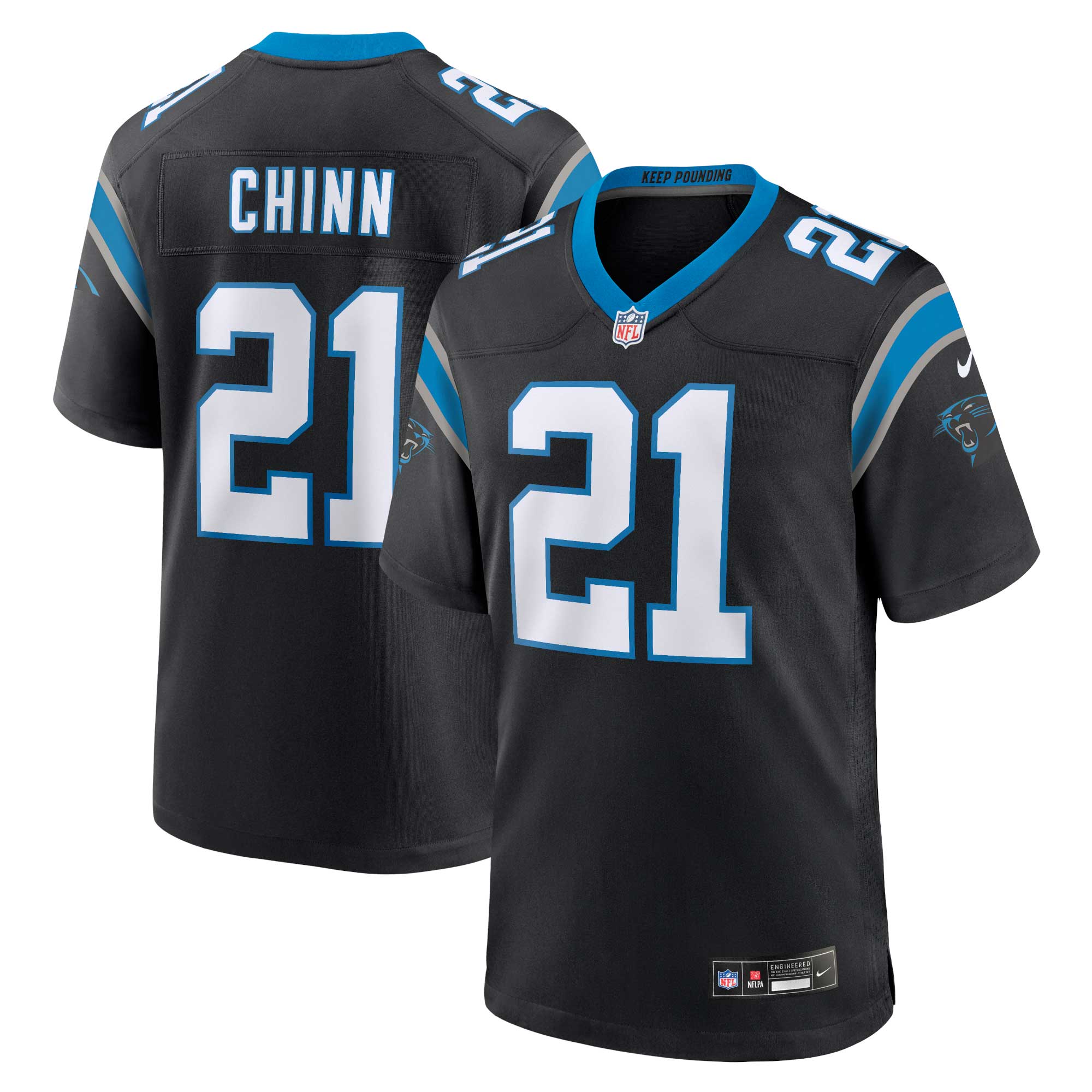 jeremy chinn carolina panthers nike game jersey black 1956 q9mwc.jpg