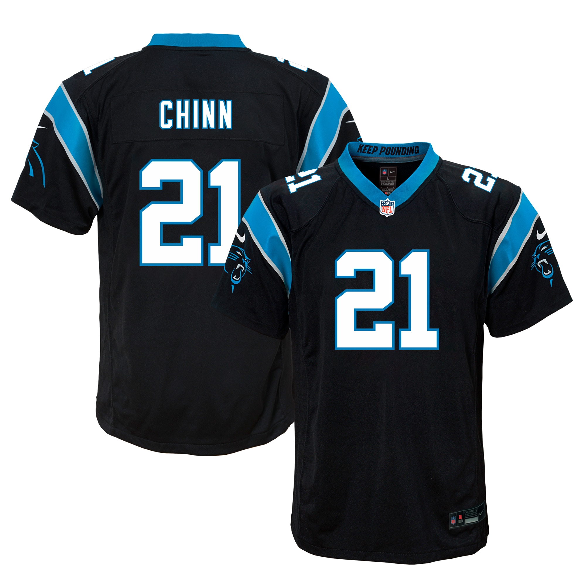 jeremy chinn carolina panthers nike youth game jersey black 1042 ra7ym.jpg
