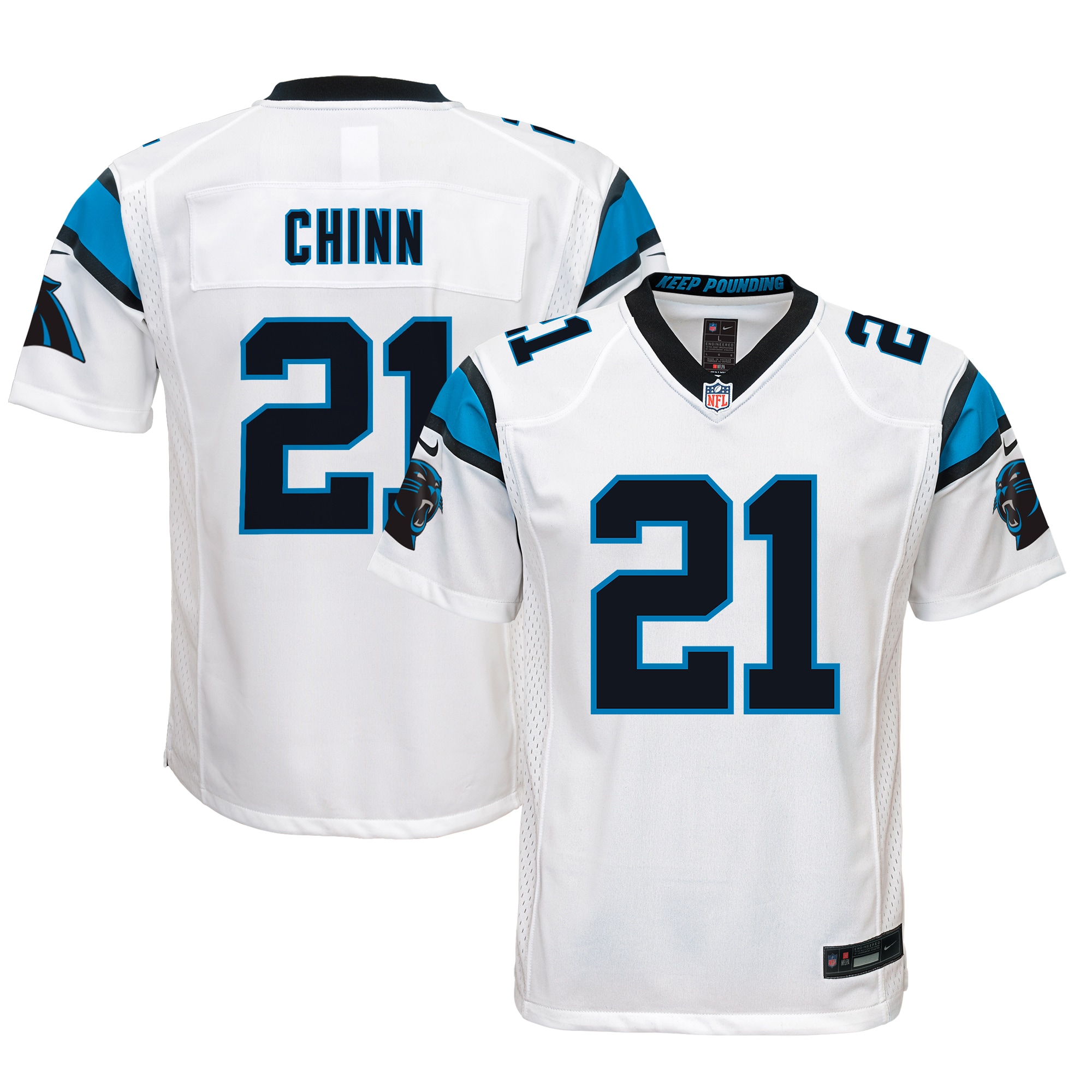 jeremy chinn carolina panthers nike youth game jersey white 2059 oje0f.jpg