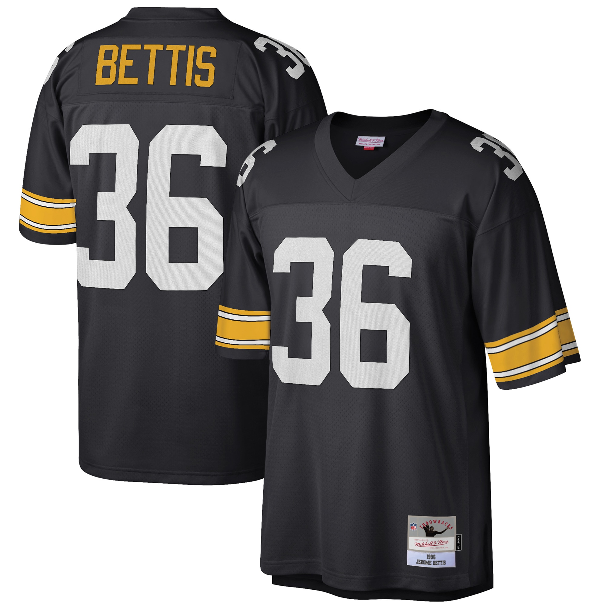 jerome bettis pittsburgh steelers mitchell 26amp ness big 26amp tall 1996 retired player replica jersey black 3559 i65bm.jpg