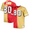 jerry rice san francisco 49ers mitchell 26amp ness big 26amp tall split legacy retired player replica jersey scarletgold 6771 8sz2o.jpg