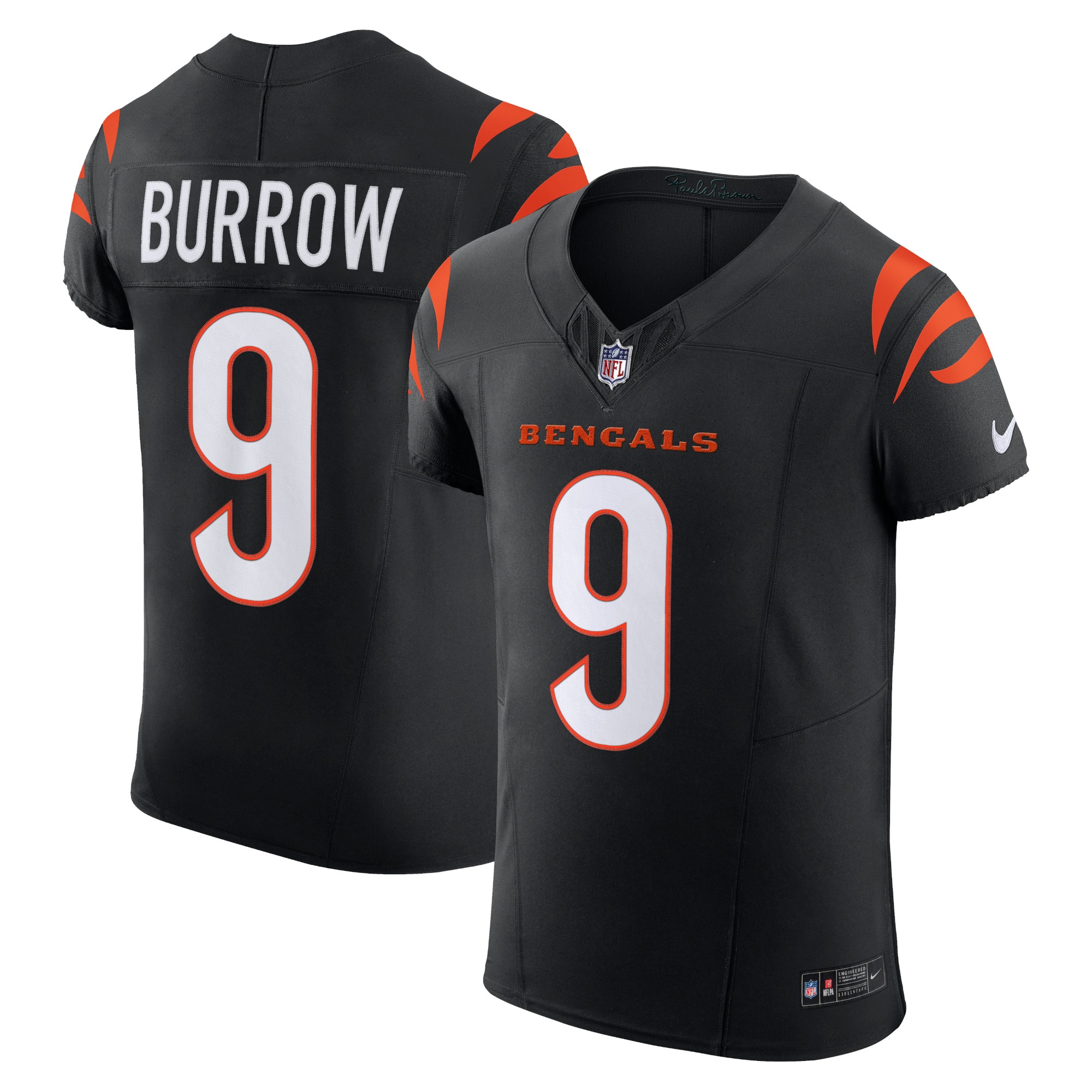 joe burrow cincinnati bengals nike vapor f.u.s.e. elite jersey black 2518 uo6qu.jpg