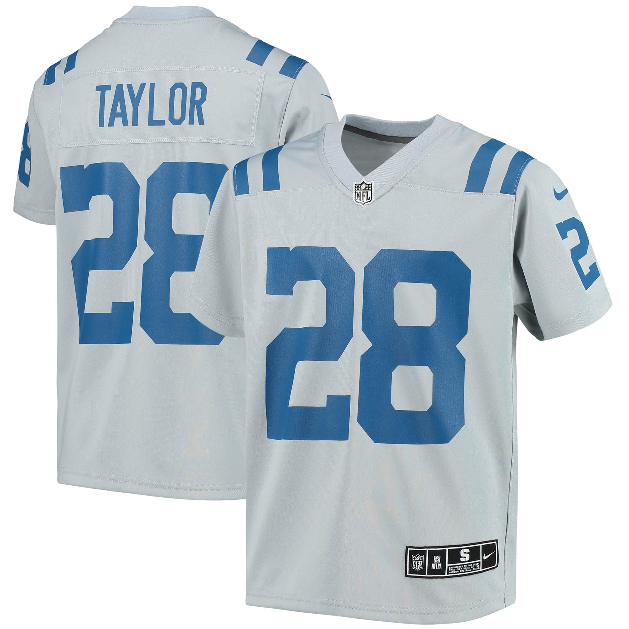 jonathan taylor indianapolis colts nike youth inverted team game jersey gray 6827 wgssc.jpg