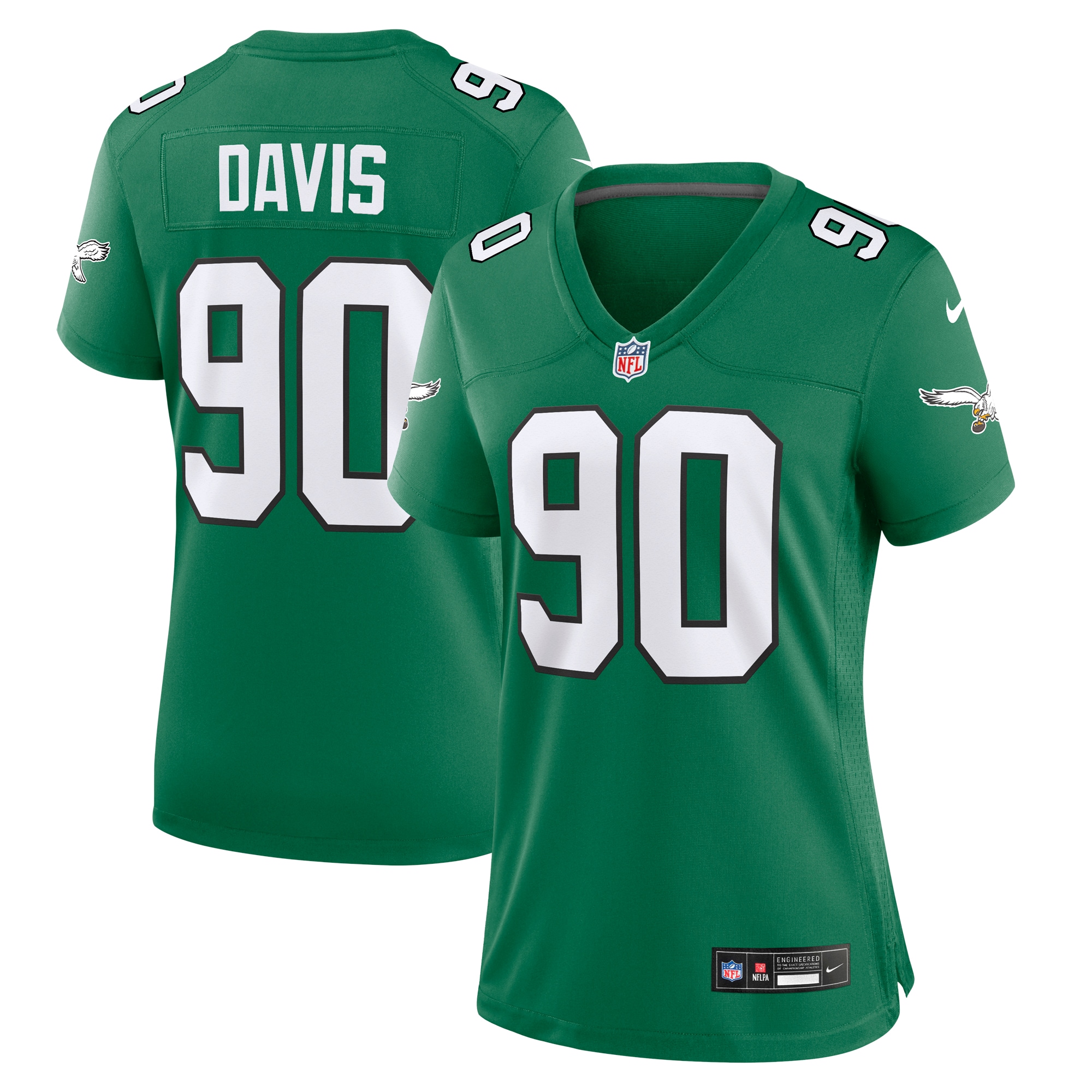 jordan davis philadelphia eagles nike womens alternate game jersey kelly green 4141 9pvqe.jpg
