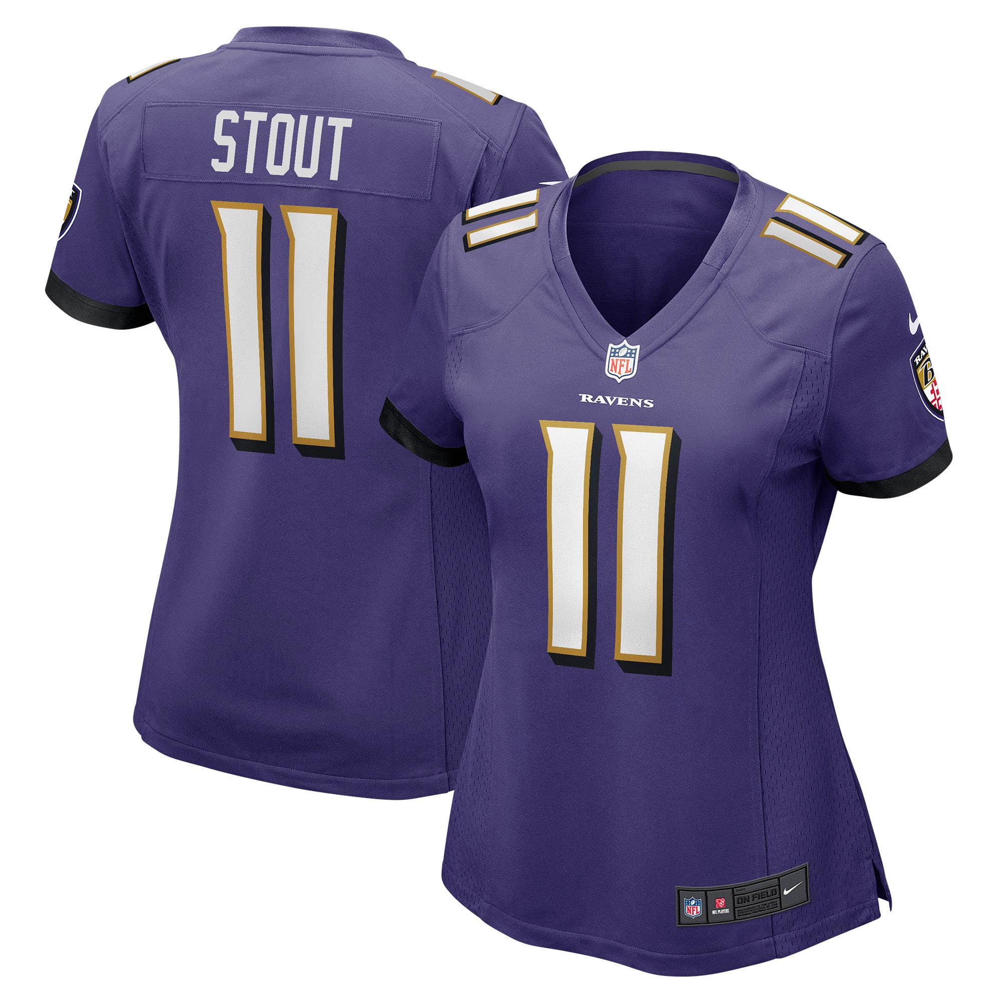 jordan stout baltimore ravens nike womens player game jersey purple 9728 hzmj2.jpg