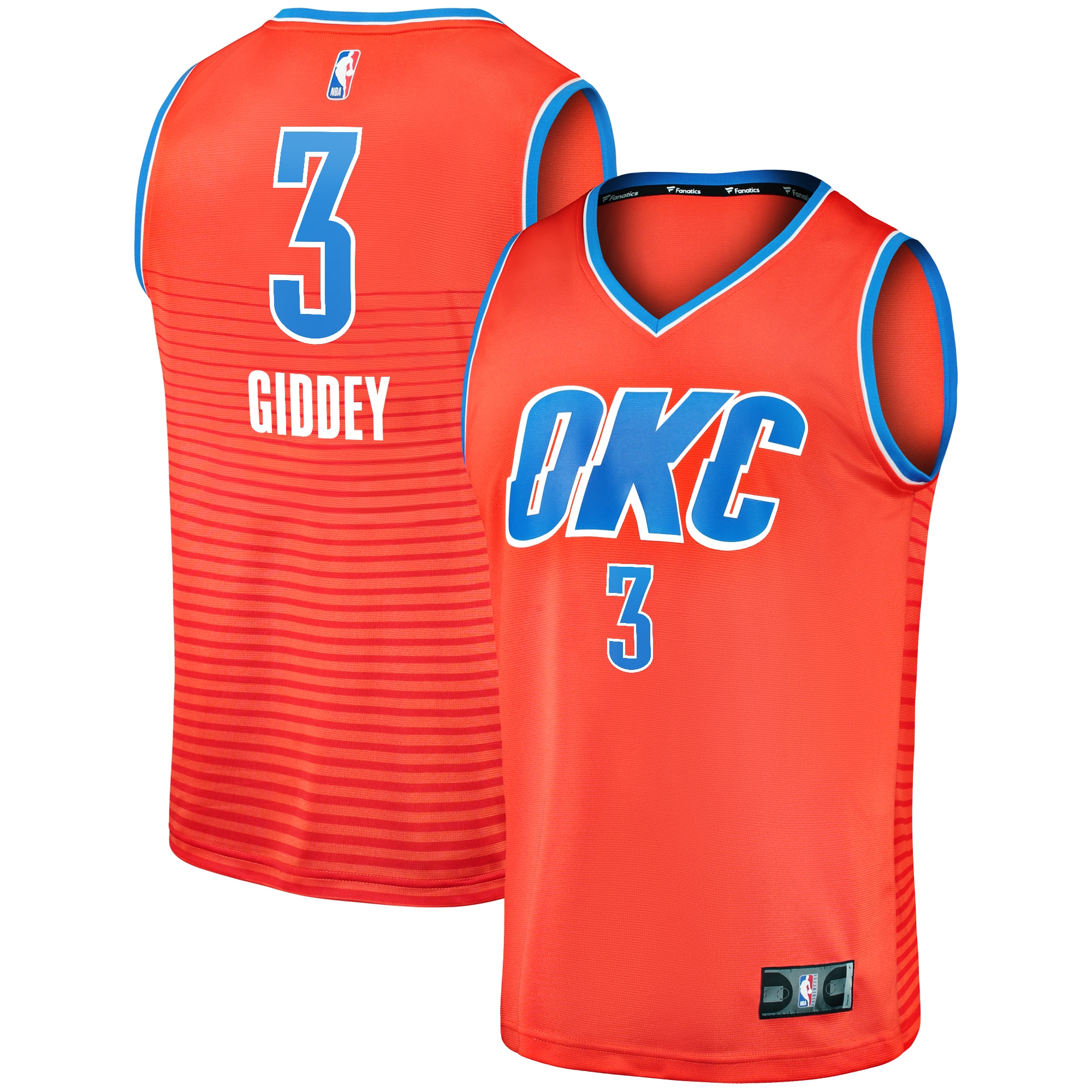 josh giddey oklahoma city thunder fanatics fast break replica player jersey statement edition orange 1200 sfe2y.jpg