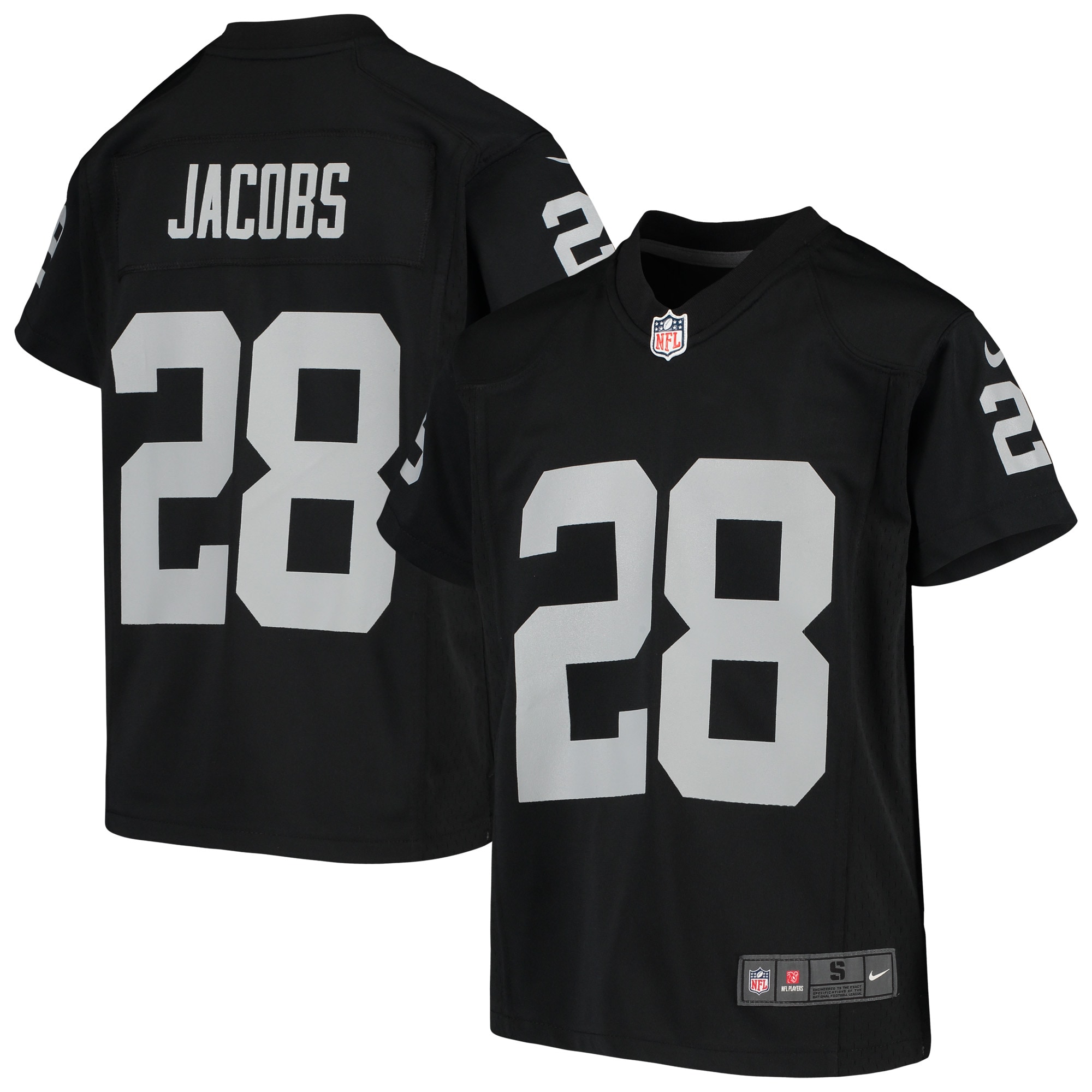 josh jacobs las vegas raiders nike youth game jersey black 1035 sqdcx.jpg