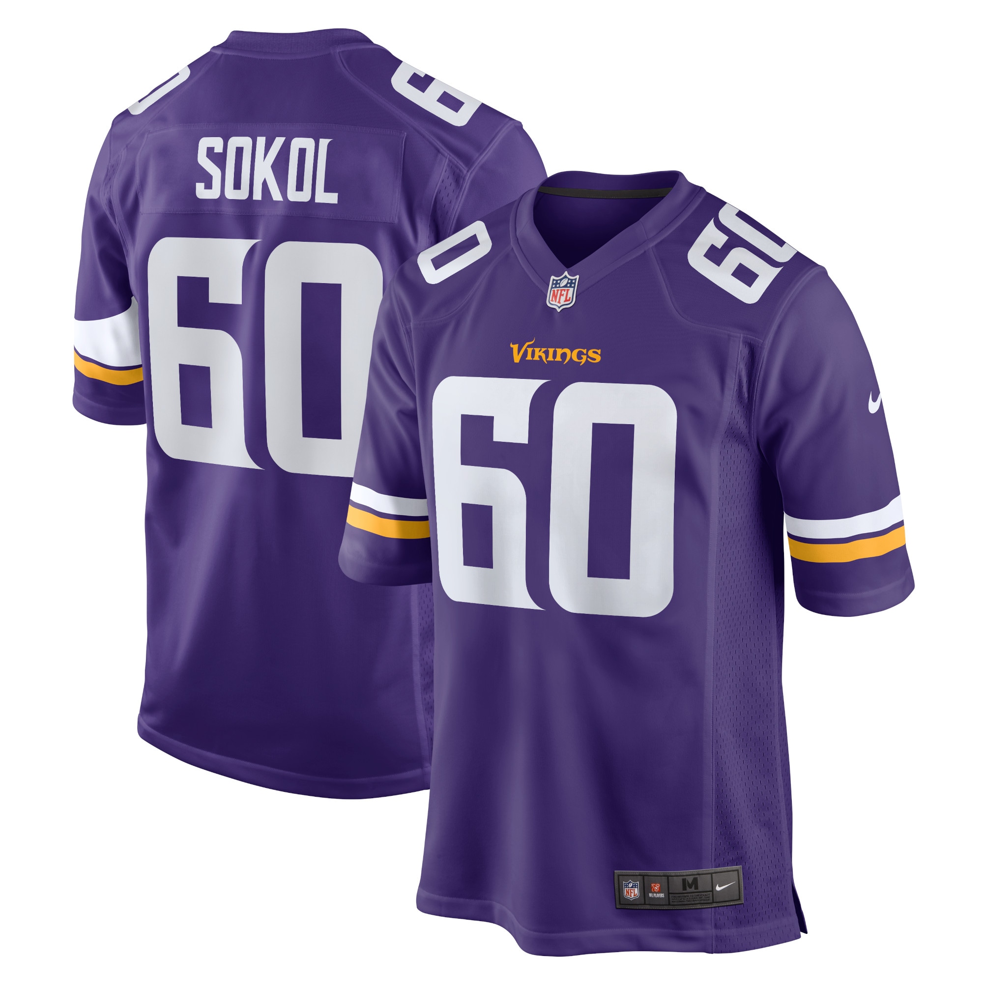 josh sokol minnesota vikings nike home game player jersey purple 4131 pon6x.jpg